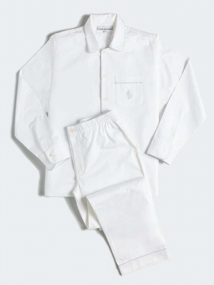 Men's Hotel Pajama Set - Signature White /
